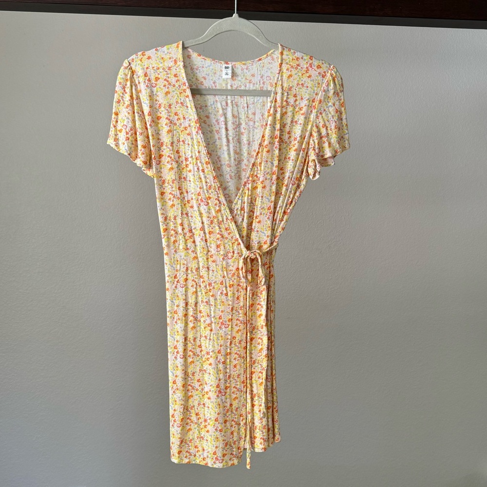 Floral wrap dress